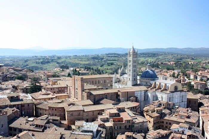 panoramic photo Siena